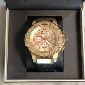 NEW JBW SAXON GOLD PLATED WATCH